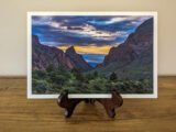 Sunset at the Window, Big Bend National Park Mounted Print