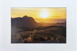 Big Bend National Park Sotol Vista - Print With Mat (8X12)