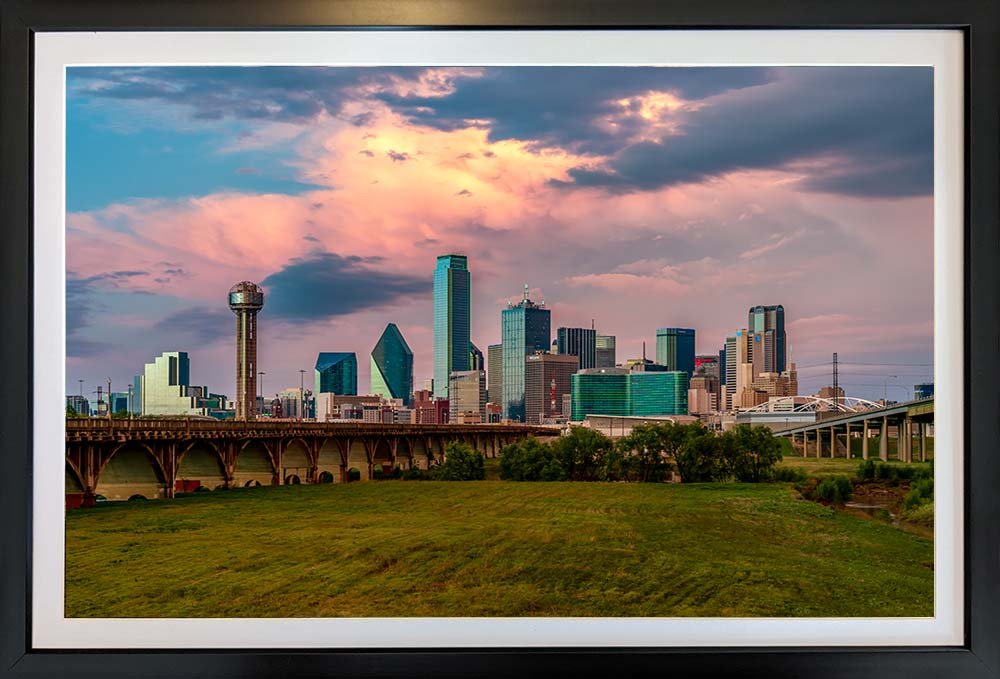 Dallas-A4-10387 12x18 Framed Print