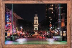 Old Tarrant County Courthouse 112x18 Framed Print for Sale.