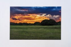 Mansfield Texas Sunset - Print with Mat (8x12)