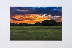 Mansfield Texas Sunset - Print With Mat (8X12)