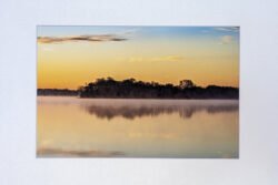 Morning At Lake Worth - Print With Mat (8X12)