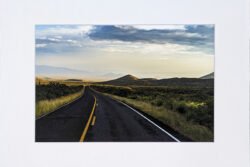 Morning Highway in Big Bend National Park - Print with Mat (8x12)