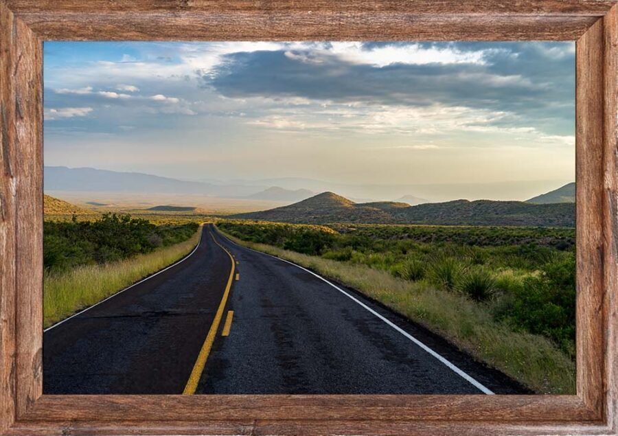 Road-and-Highway-A4C-04102 12x18 Framed Print