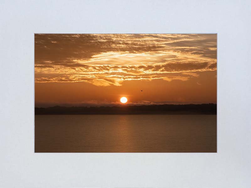 Sunrise Over Joe Pool Lake 8×12