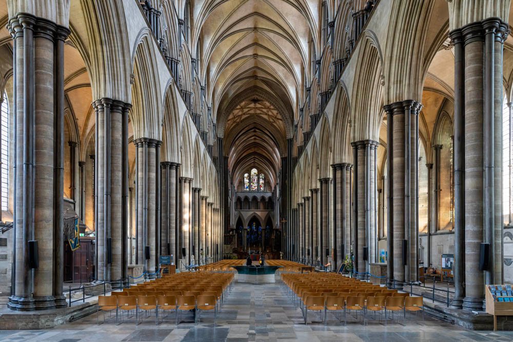 Salisbury Cathedral Cropped With Perspective Fixed