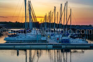 Boats At Lynn Creek Marina A4-01270 - Mansfield Photography