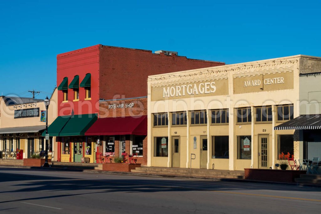 Downtown Mansfield, Tx A4-01313 - Mansfield Photography