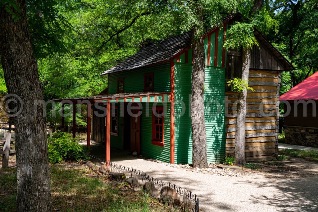 Pickard Cabin, Log Cabin Village, Fort Worth A4-01419 - Mansfield Photography