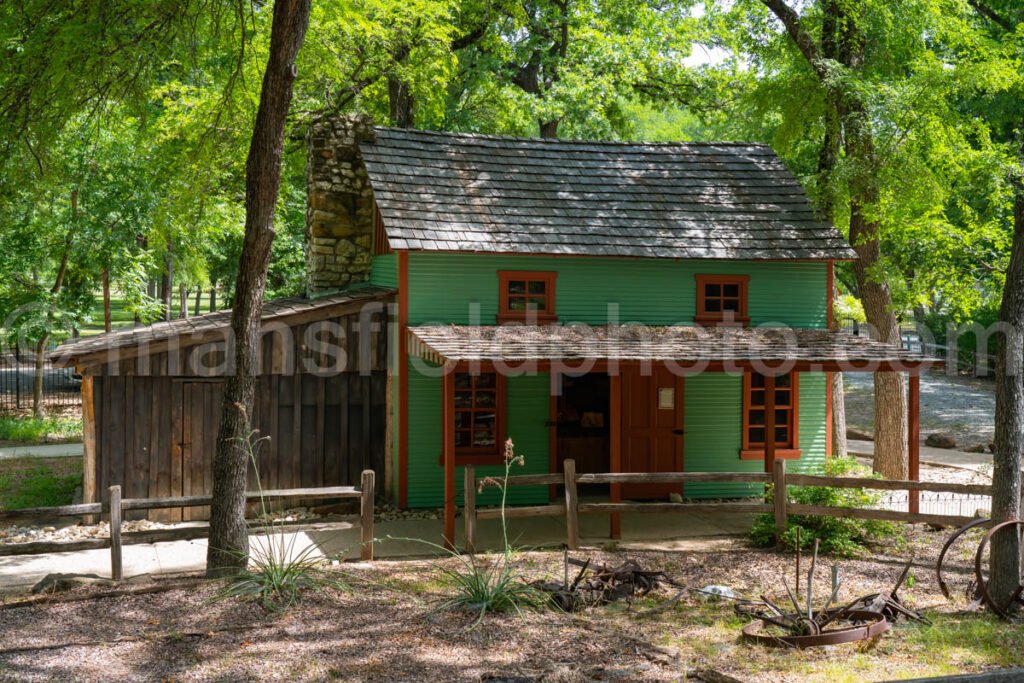 Pickard Cabin, Log Cabin Village, Fort Worth A4-01423 - Mansfield Photography