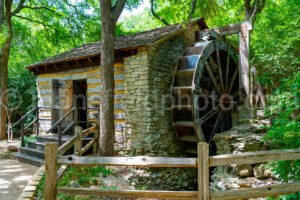 Shaw Cabin And Gristmill, Log Cabin Village, Fort Worth A4-01424 - Mansfield Photography