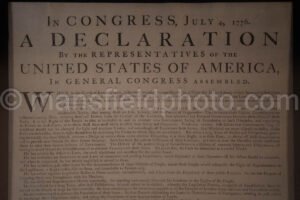 Declaration Of Independence A4-01481 - Mansfield Photography