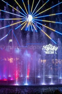 Pigeon Forge Fountain And Ferris Wheel A4-01834 - Mansfield Photography