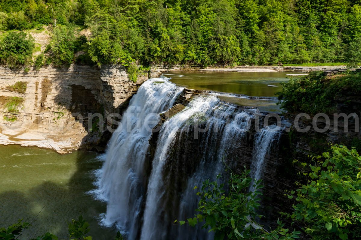 Waterfalls At Letchworth State Park, Ny A4-02115