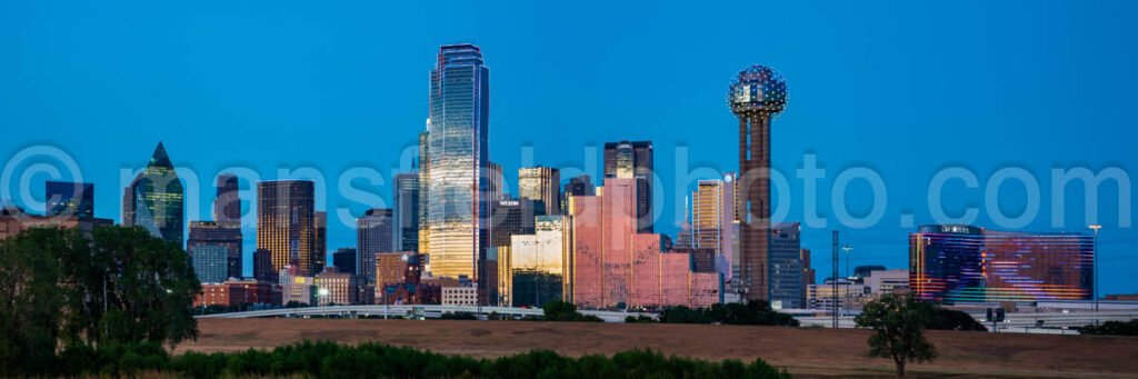 Downtown Dallas Cityscape A4-06824 - Mansfield Photography