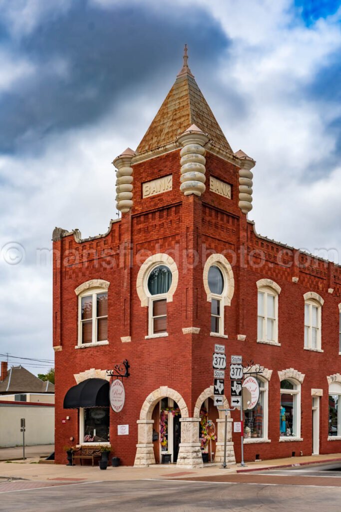 Old Bank in Granbury, Texas