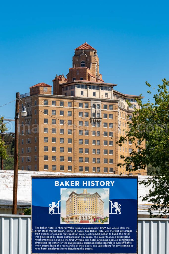 Mineral Wells, Texas - Baker Hotel A4-10030 - Mansfield Photography