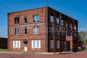 Old Second Baptist Church In Ranger, Texas A4-10118 - Mansfield Photography