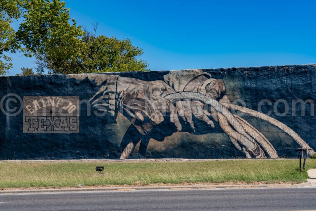 Mural In Saint Jo, Texas