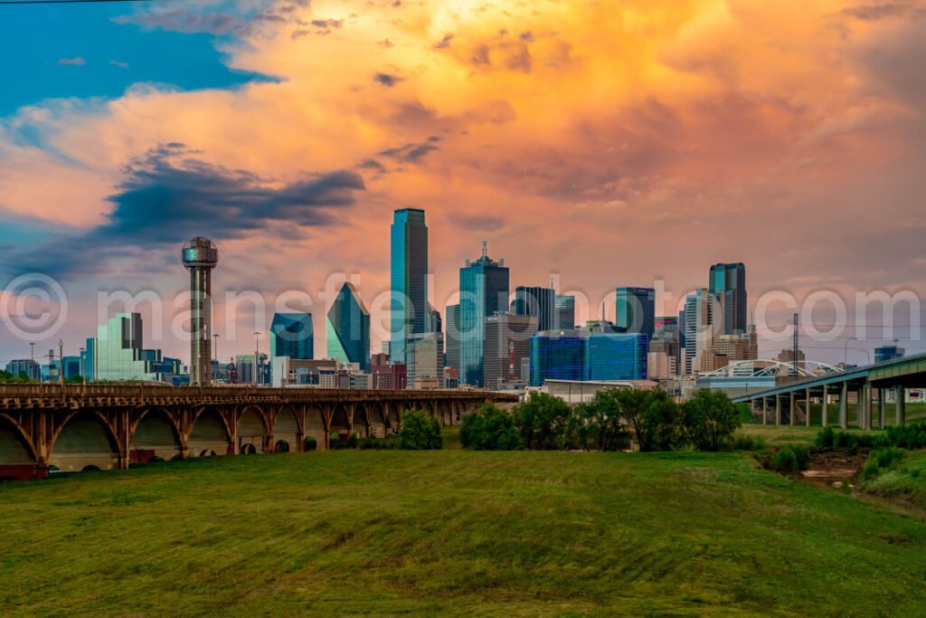 Downtown Dallas Cityscape A4-10378 - Mansfield Photography