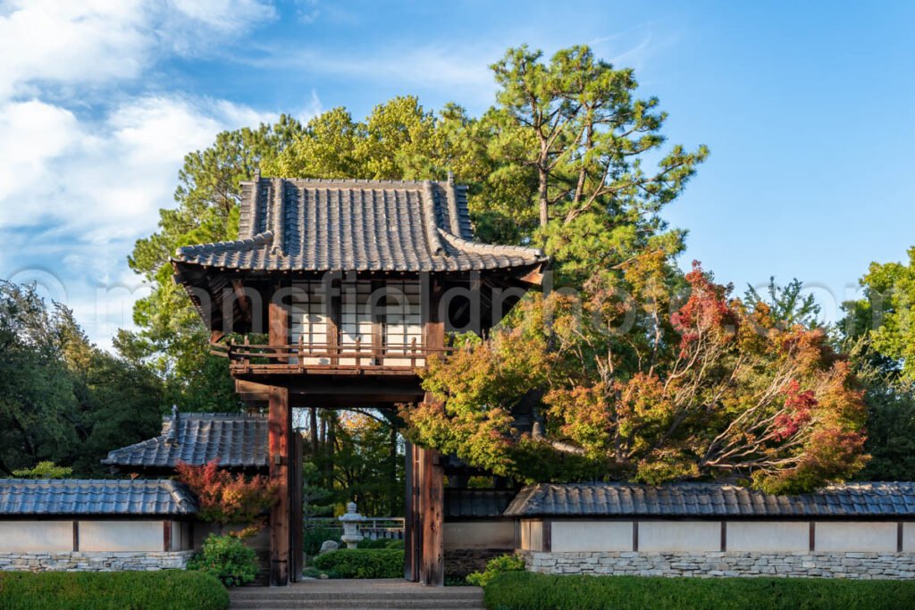 Japanese Garden At Fort Worth Botanical Garden A4-10553 - Mansfield Photography