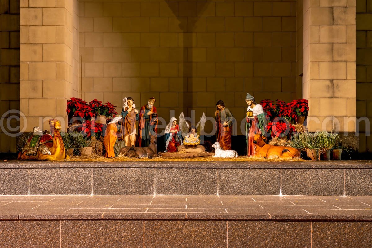 Nativity Scene At Sundance Square, Fort Worth A4-10883