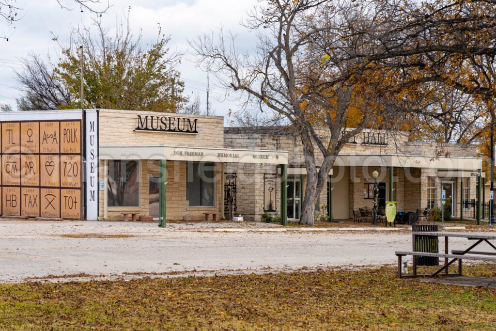 Museum And City Hall In Eden, Tx