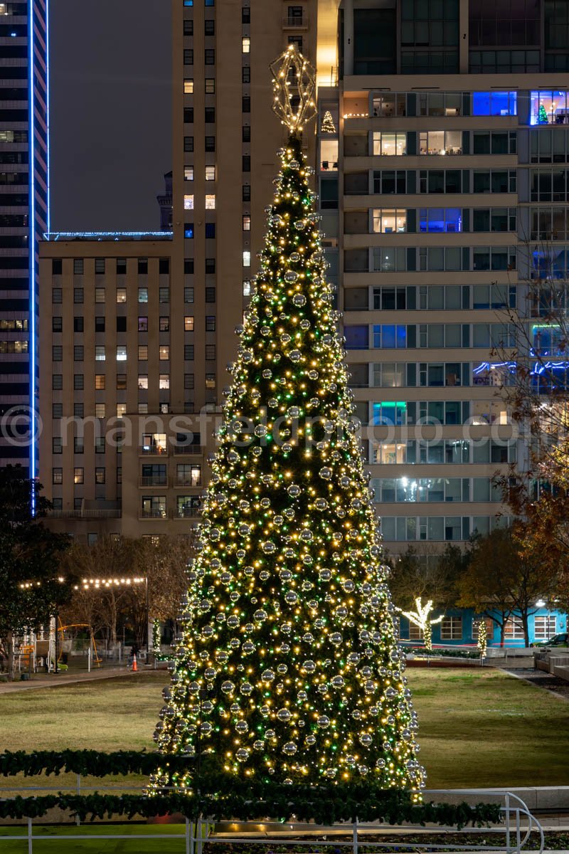 Downtown Dallas Christmas Lights A4-11331