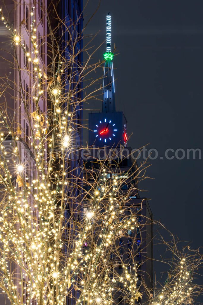 Downtown Dallas Christmas Lights A4-11366 - Mansfield Photography