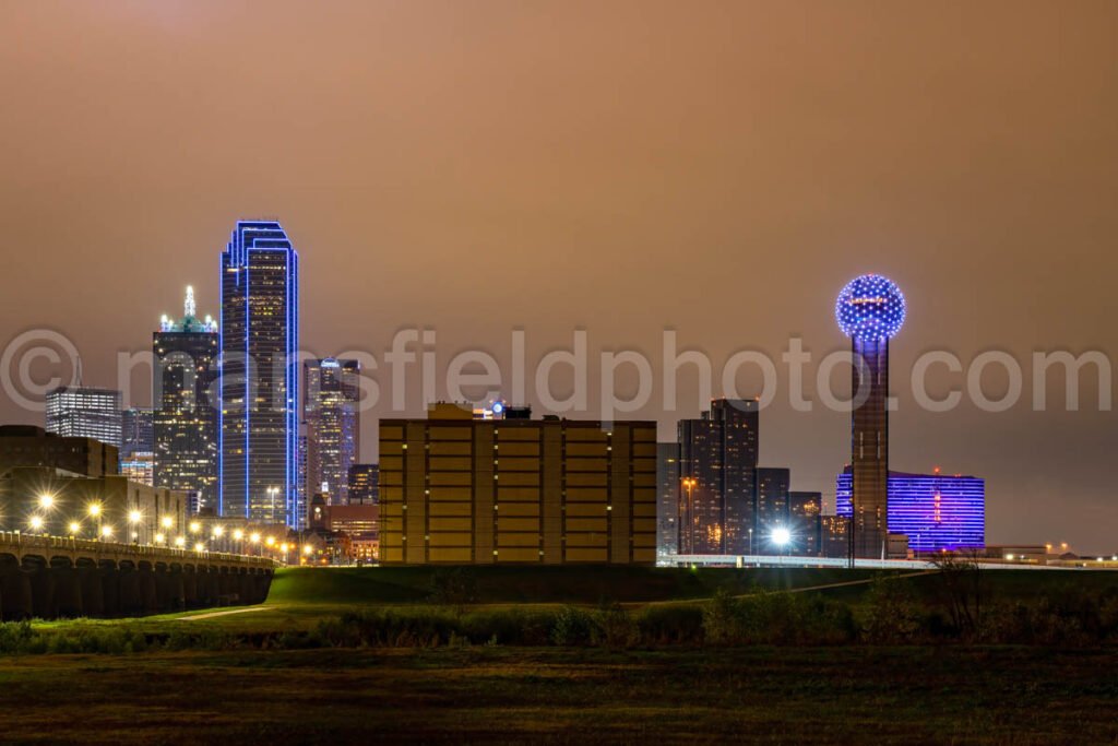 Dallas Cityscape From Trinity Overlook Park A4-11378 - Mansfield Photography