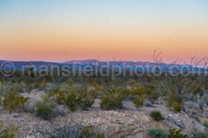 View From Maverick Junction, Big Bend National Park A4-12068 - Mansfield Photography