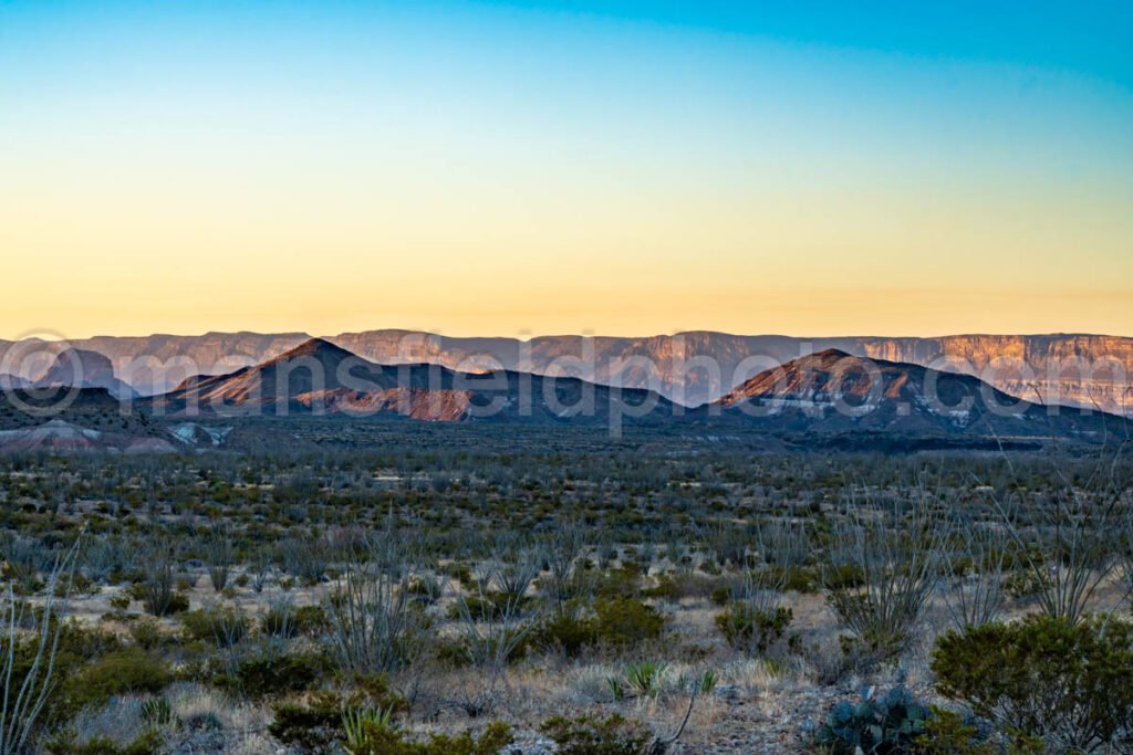 View From Maverick Junction, Big Bend National Park A4-12082 - Mansfield Photography