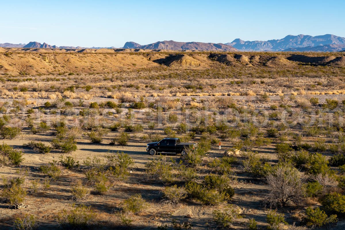 Old Maverick Road (Dirt Road), Big Bend A4-12108