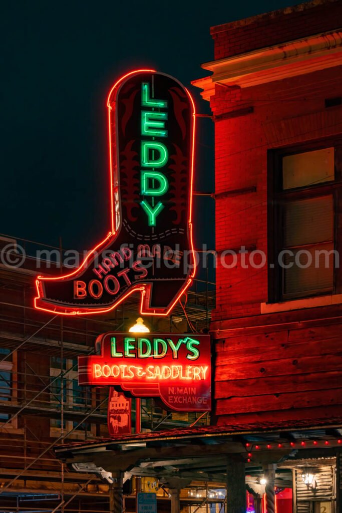 Leddy Boots, Fort Worth Stockyards, Texas A4-12805 - Mansfield Photography