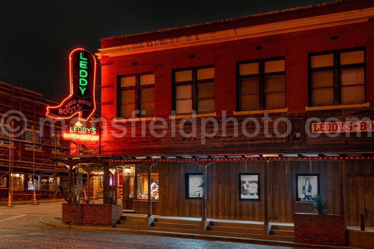 Leddy Boots, Fort Worth Stockyards, Texas A4-12807