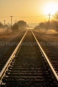 Moody Train Tracks A4-12954 - Mansfield Photography