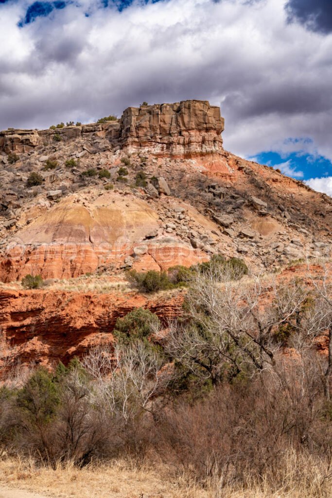 Cliff In Palo Duro Canyon A4-13576 - Mansfield Photography