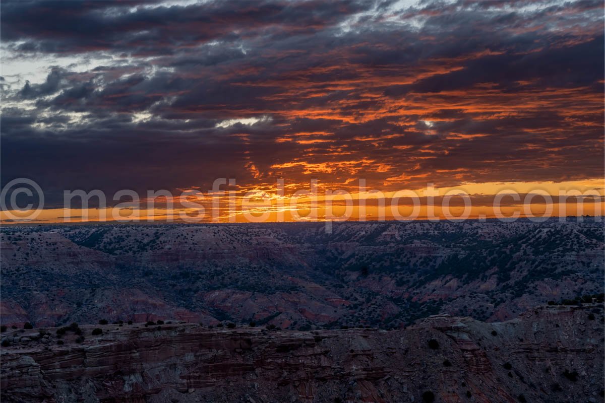 Sunrise At Palo Duro Canyon A4-13686