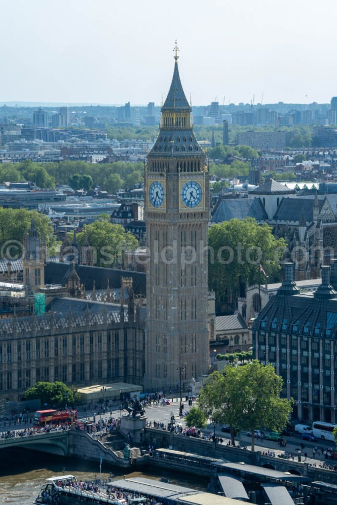 Big Ben View From The Eye A4-15720 - Mansfield Photography