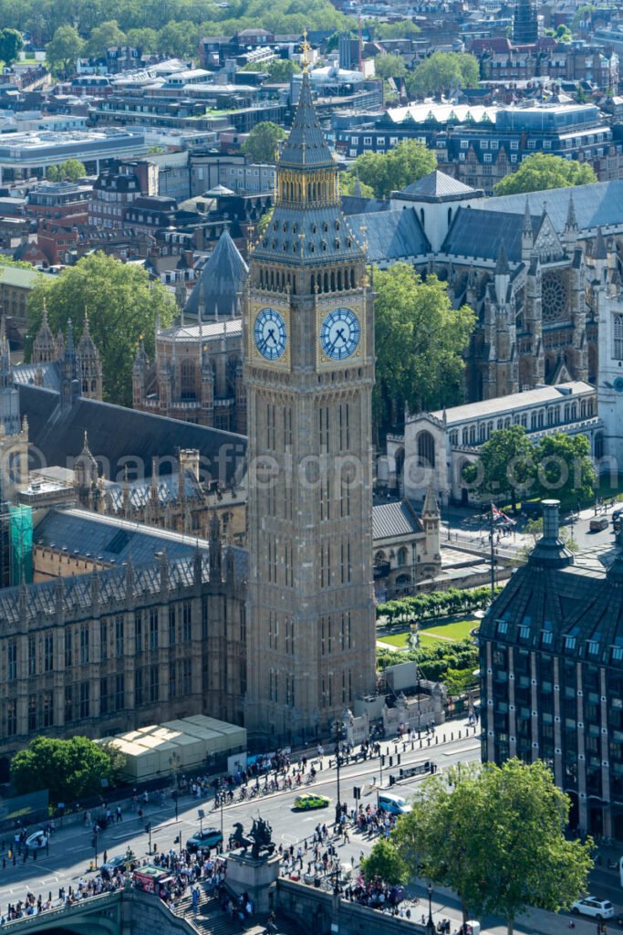 Big Ben View From The Eye A4-15731 - Mansfield Photography