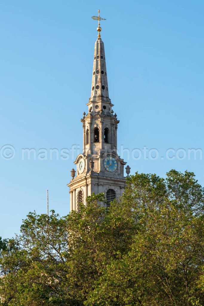 Church Steeple In London A4-15825 - Mansfield Photography