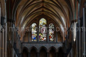 Stained Glass At Salisbury Cathedral A4-16191 - Mansfield Photography