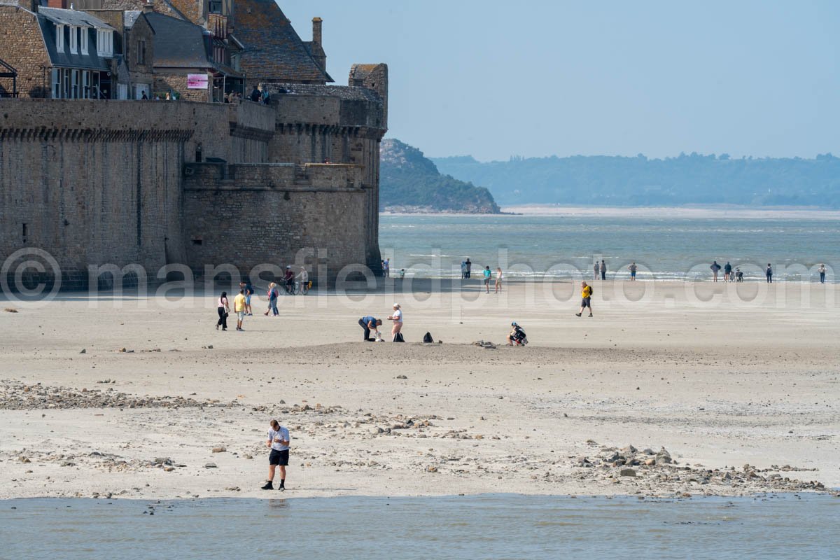 Beach At Mont-Saint-Michel A4-16756