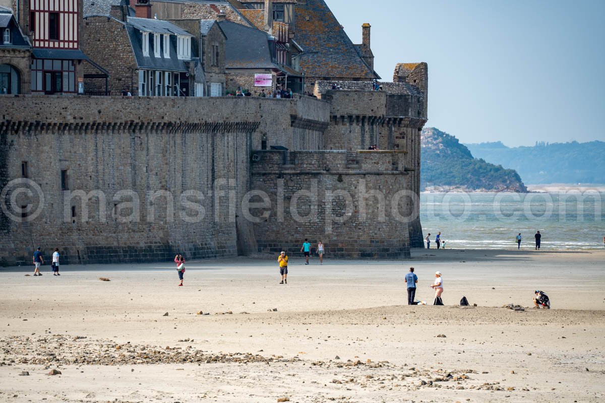 Beach At Mont-Saint-Michel A4-16759