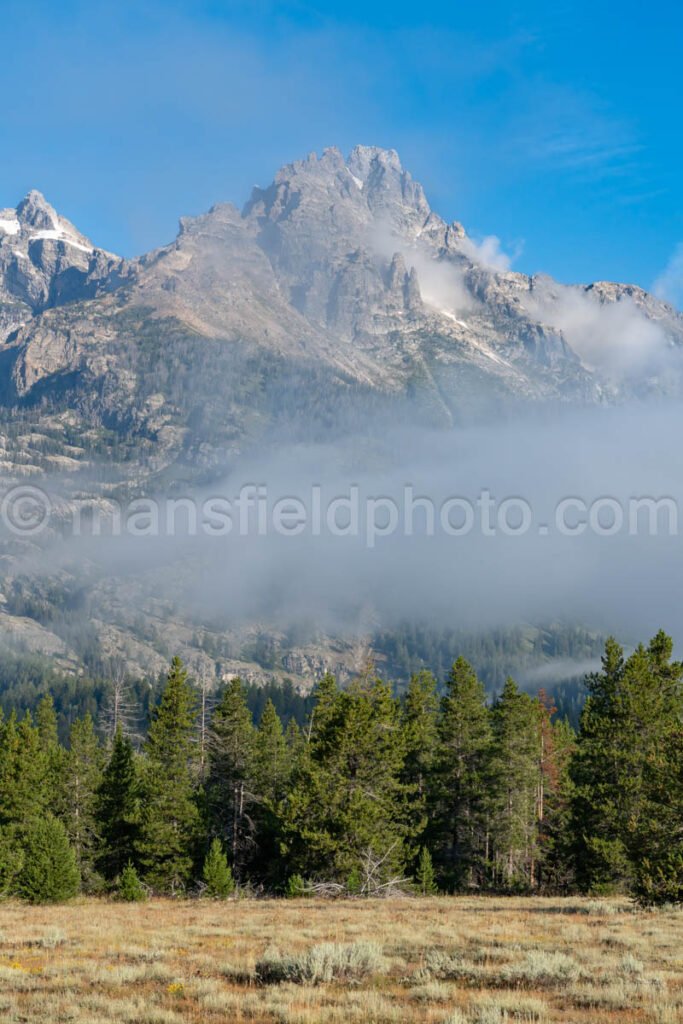 Cloudy Mountains At Grand Teton National Park A4-16980 - Mansfield Photography