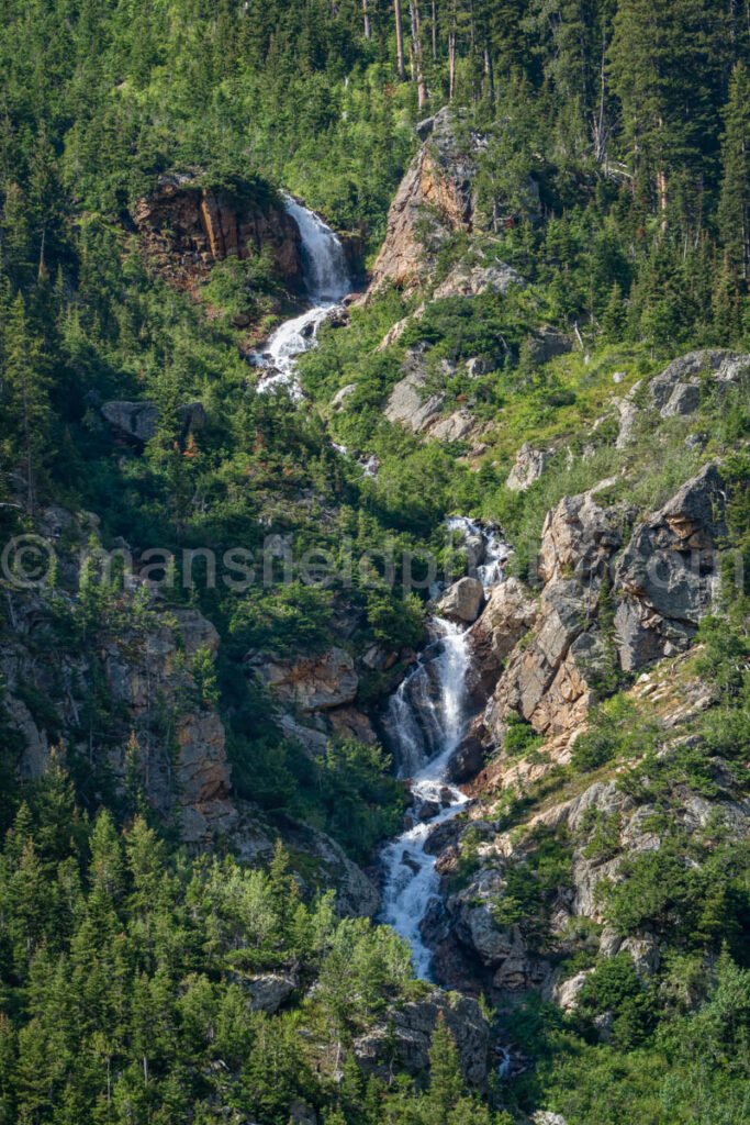 Cascade In Cascade Canyon A4-17218 - Mansfield Photography