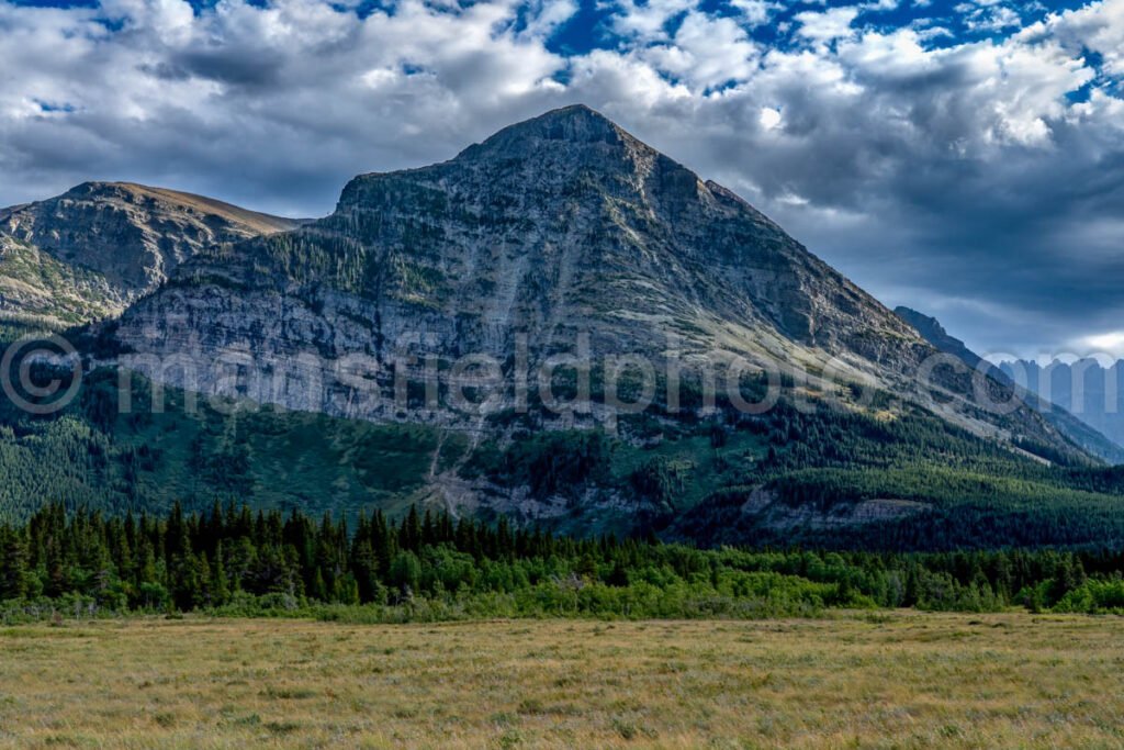 Many Glacier Area In Glacier National Park A4-17335 - Mansfield Photography