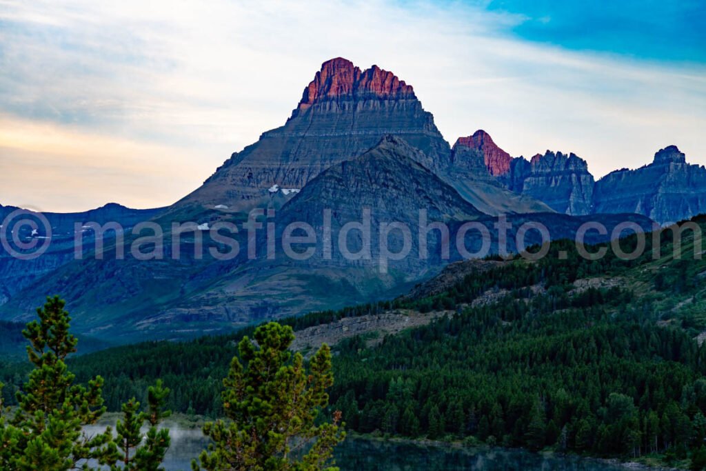 Sunrise at Swiftcurrent Lake A4-17430 - Mansfield Photography