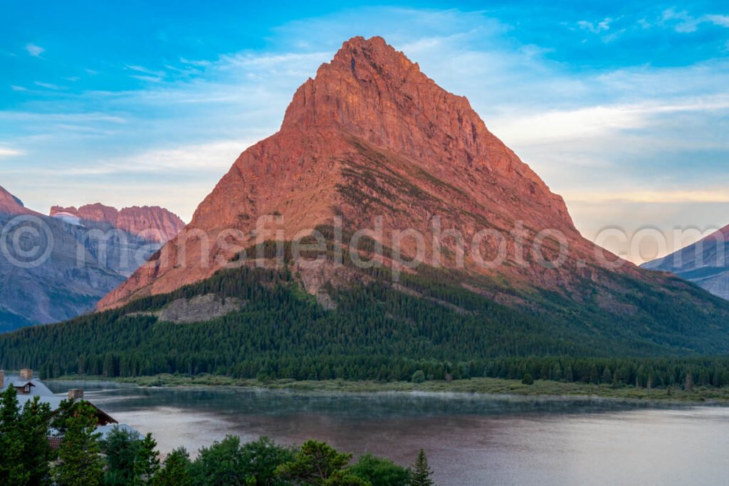 Sunrise At Swiftcurrent Lake A4-17436 - Mansfield Photography